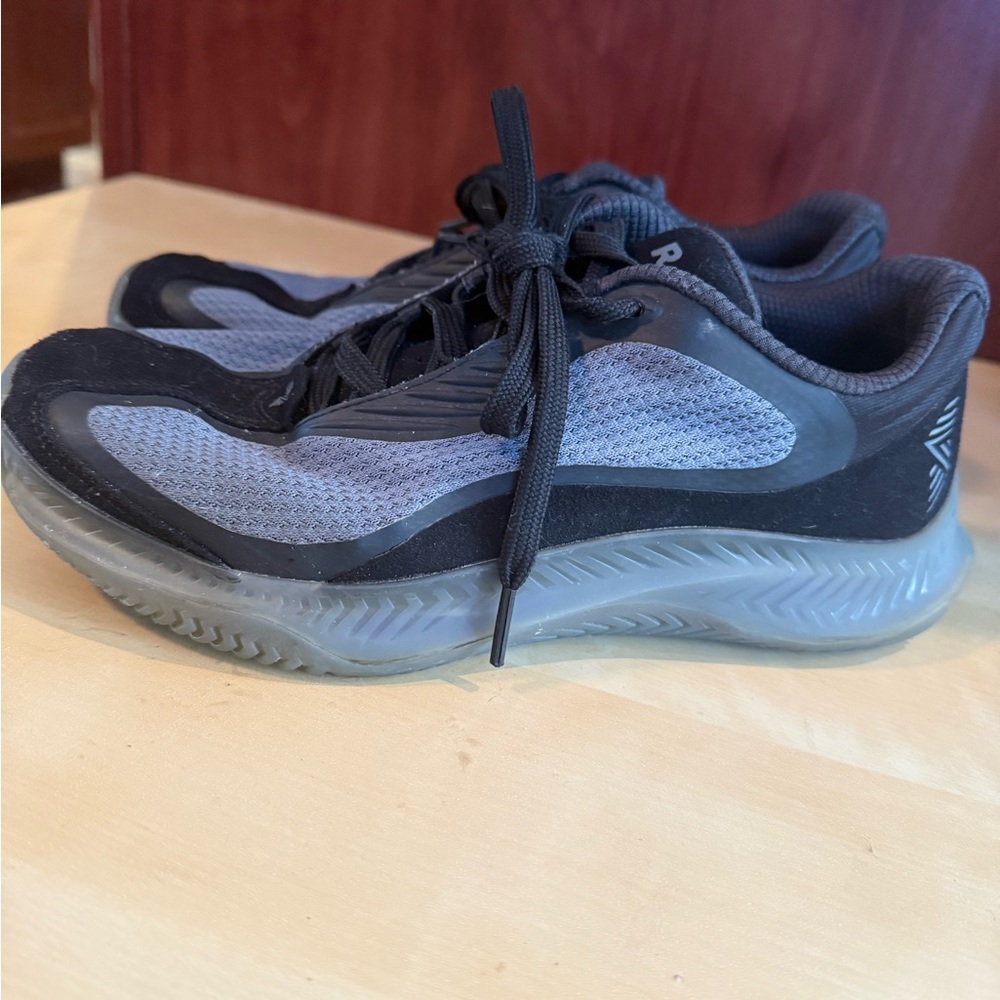 R.A.D ONE  Black and Gray Athletic Shoes